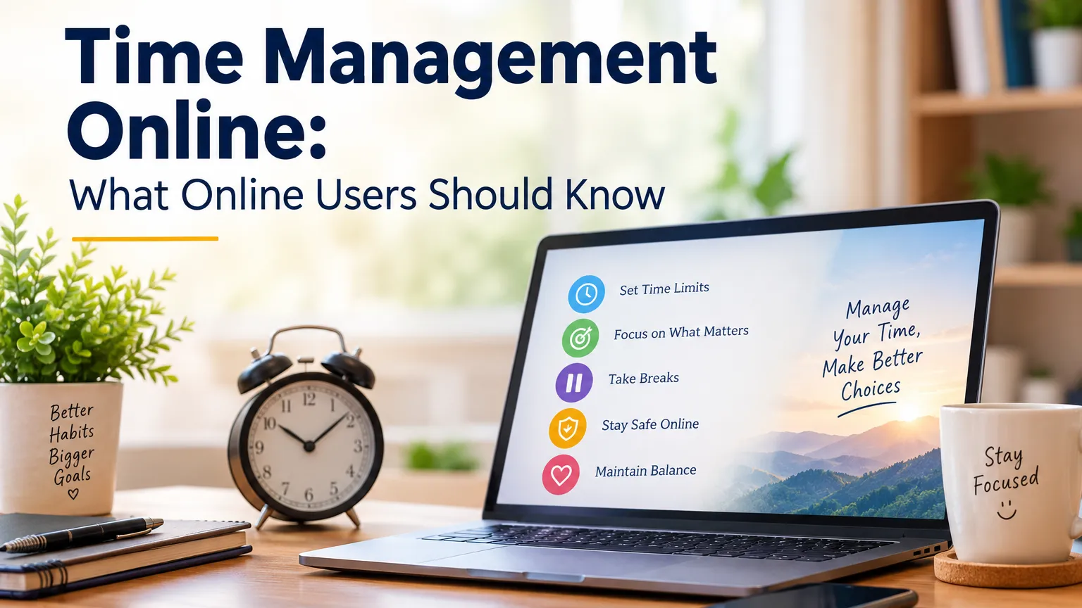 Time Management Online – Tips for Safe Internet Use